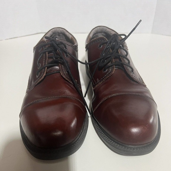 Dockers Mens Dress Cap‎ Toe Oxford Shoe Size 13 Med Brown 90-2219 - Picture 2 of 7